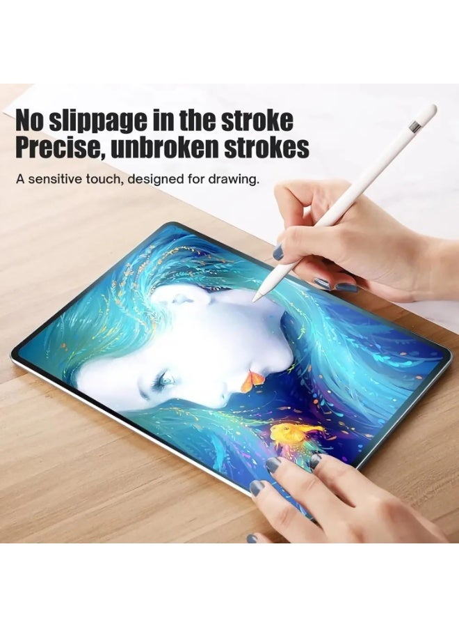 [2 Pack] Paper Screen Protector for Galaxy Tab S10 FE Plus/S10 FE+ 13.1 Inch 2025 (SM-X620/SM-X626), Anti Glare PET Soft Screen Protector Film, Write and Draw Like on Paper Easy to Install - Image 5
